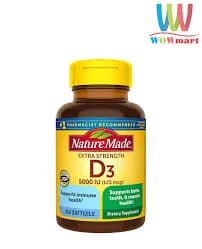 VITAMIN D3 5000 IU SOFTGELS